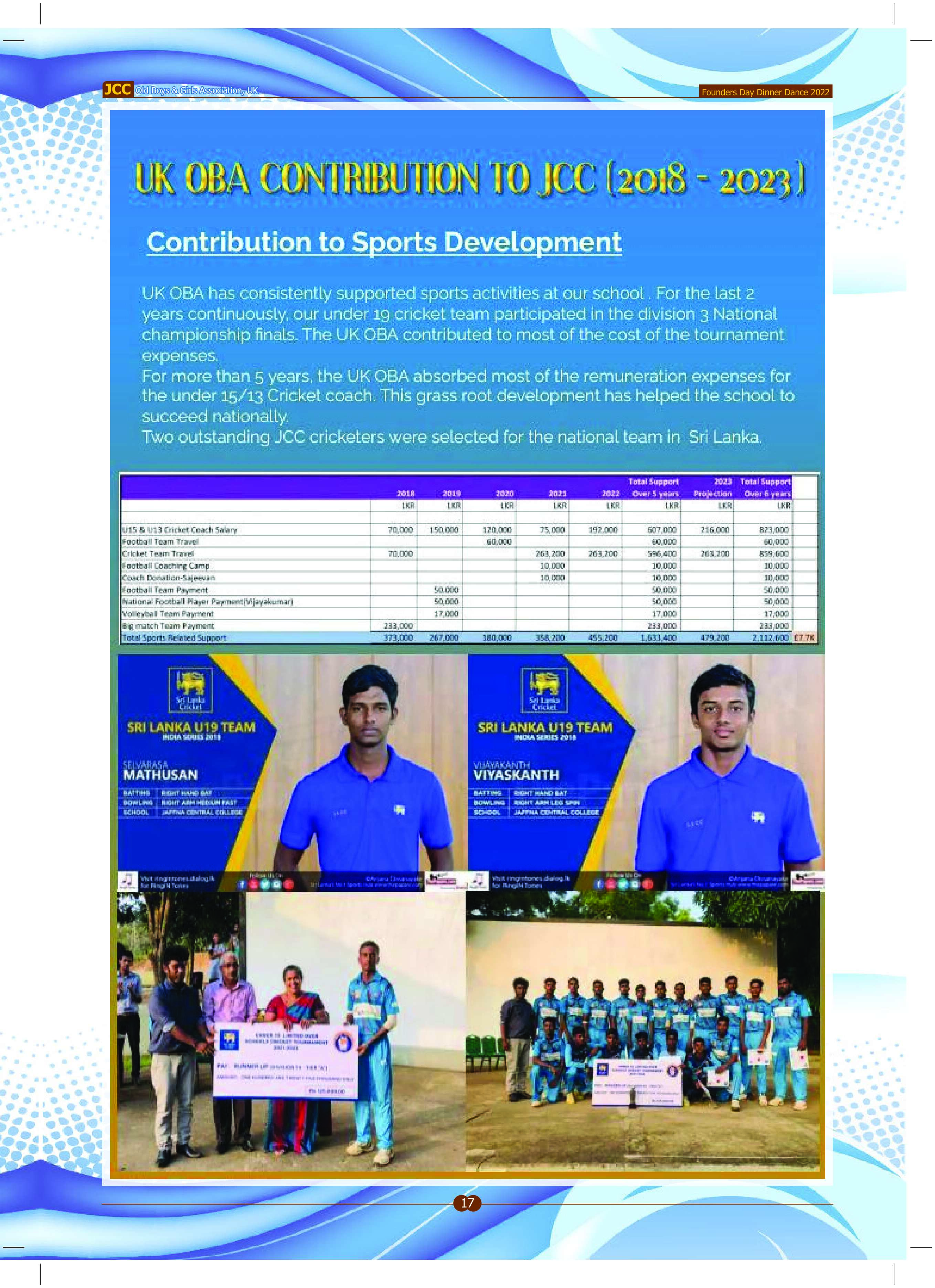 JCC OBA UK Newsletter - 2022 Page 16